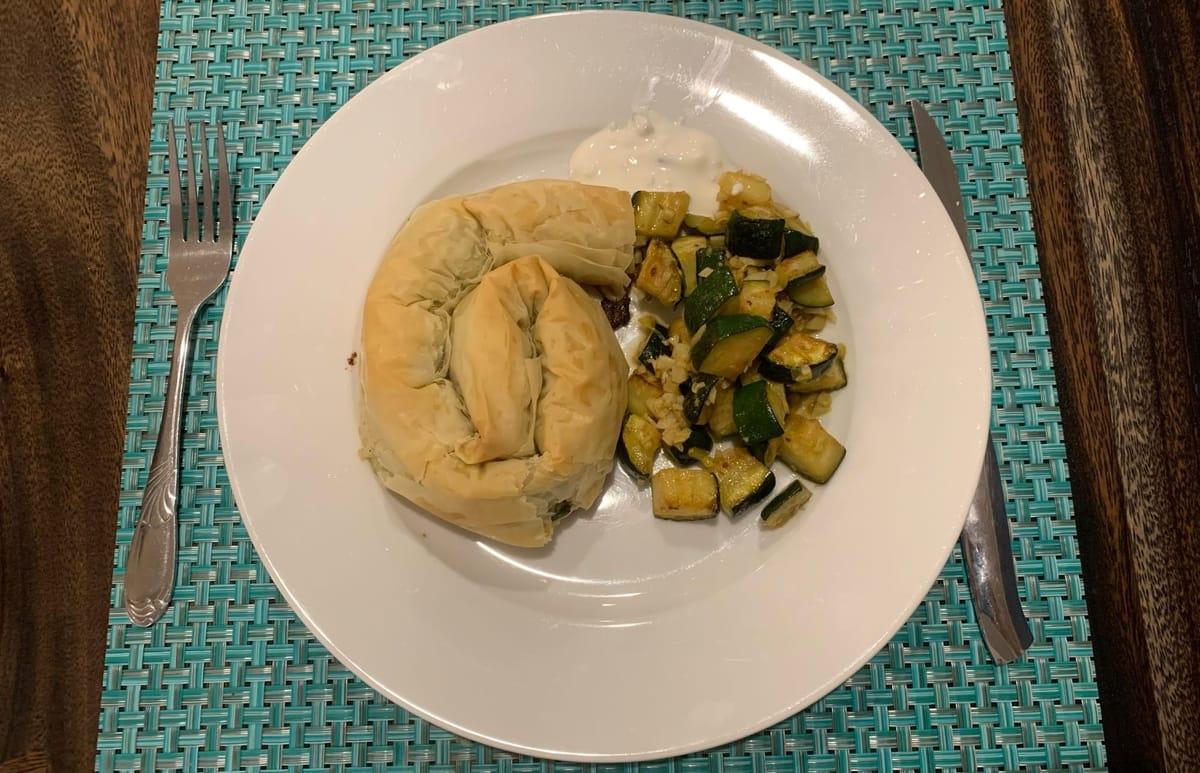 Spanakopita from the Tomb Raider Cookbook