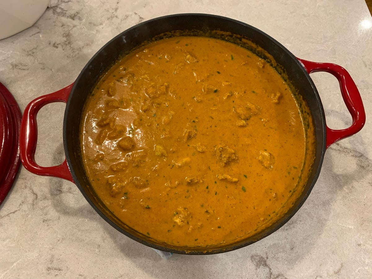 Chicken Tikka Masala from the Tomb Raider Cookbook