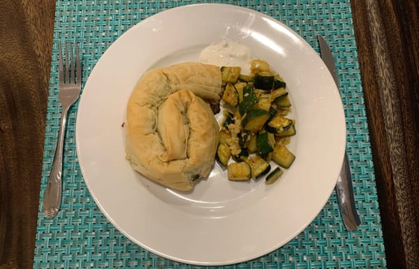 Spanakopita from the Tomb Raider Cookbook